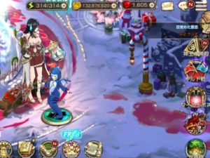 キングスレイドのプレイ画面